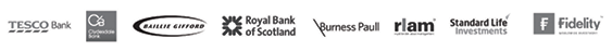 A row of logos for various companies, including Tesco, Royal Bank of Scotland, Standard Life, and Facebook.

AI generated content